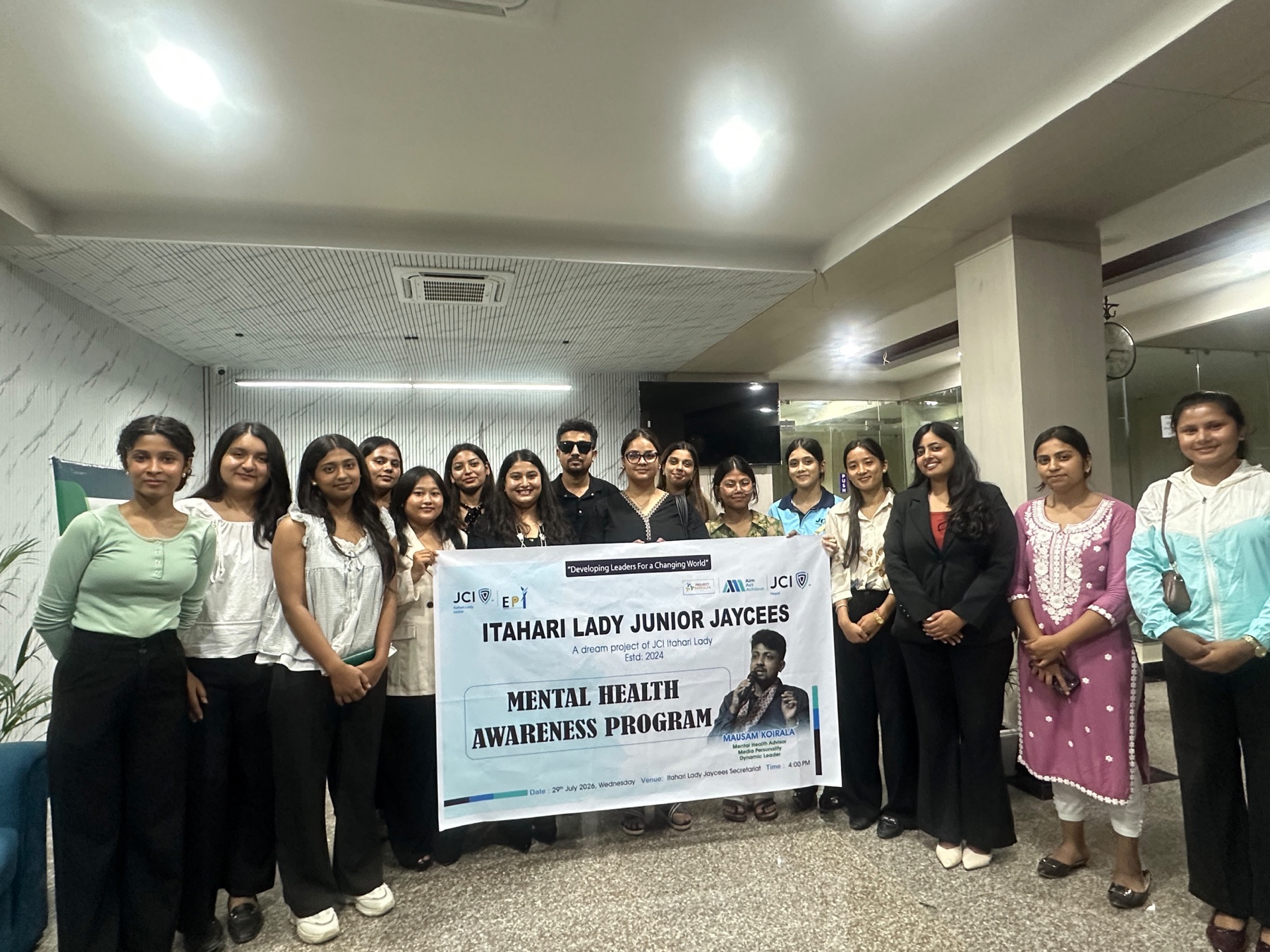 इटहरी लेडी जुनियर जेसिजद्वारा ‘मानसिक स्वास्थ्य सचेतना’ कार्यक्रम सम्पन्न