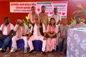 इटहरीमा अहले सुन्नत वेलफेयर सोसाइटीद्वारा रक्तदान, बाढीपीडितलाई सहयोगको अपिल