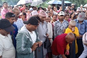 रसुवाको बाढीमा बेपत्ता दुई दाजुभाइको कुशको शव बनाई अन्त्येष्टि