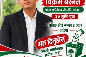 विक्रम बस्नेत प्रदेश अधिवेशन प्रतिनिधिको उम्मेदवार